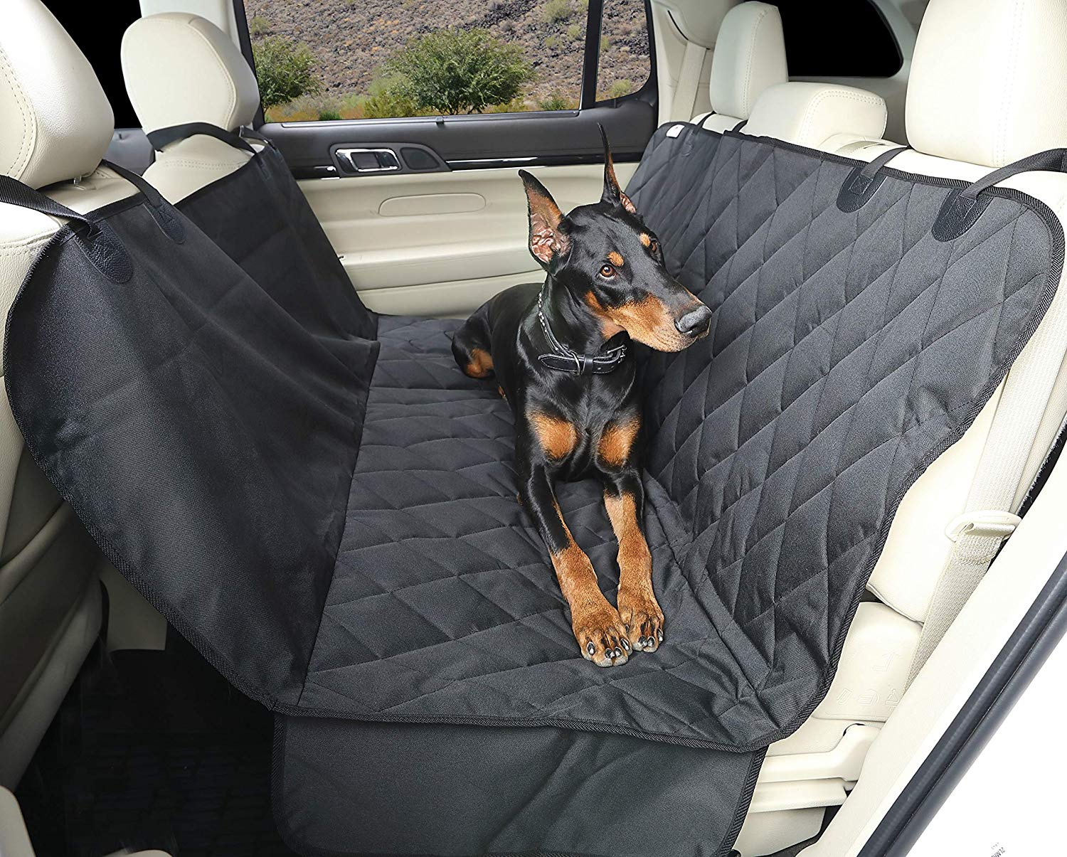 KH Pet Products Vehicle Door Protector Tan 19" x 27" Protects your car doors